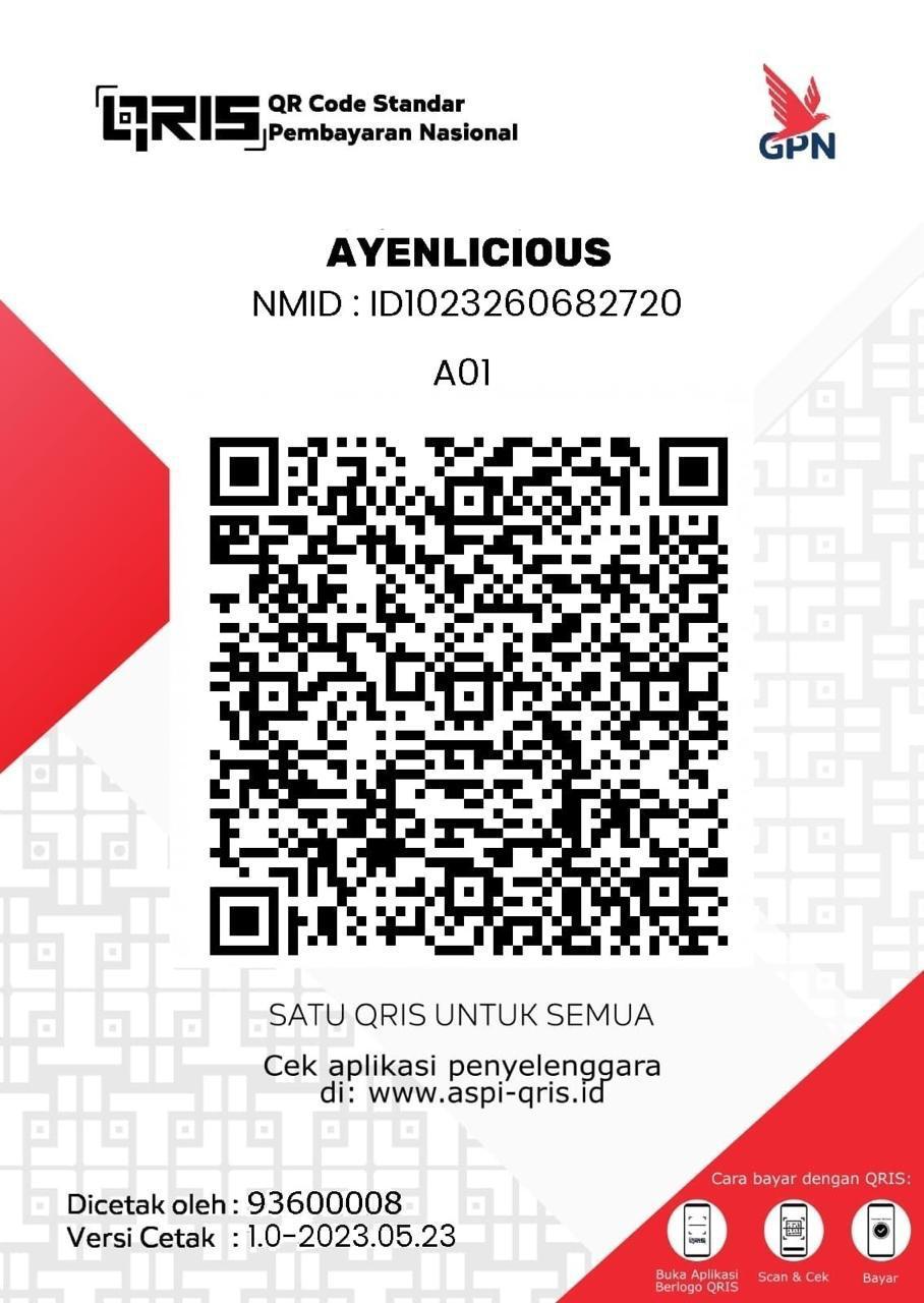QRIS AYENLICIOUS - Mak Virsa